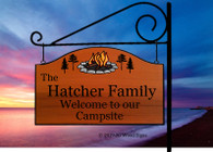 Custom Camping Sign