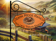Wooden Ranch Farm signs