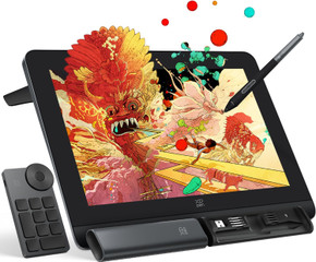 XPPEN Artist Pro 14 Gen2 Tablet de Dibujo Con Pantalla de 14 Pulgadas, Lápiz Sin Batería X3 Pro, Soporte Con Inclinación, Mini Teclado Dial