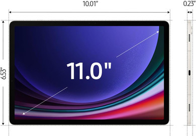 Samsung Galaxy Tablet S9 11” WiFi 7 Android con IA, Procesador Snapdragon 8 Gen 2, S Pen Incluido, 128 GB