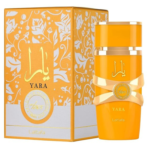Lattafa Yara Tous Perfumes Para Mujer Eau de Parfum Amber Fruity Spray (100 ml)