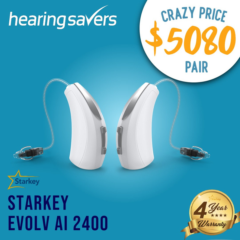 Starkey EVOLV AI 2400 now only $5,080 per pair – CRAZY!