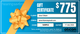 Oticon EOFY $775 Gift Certificate