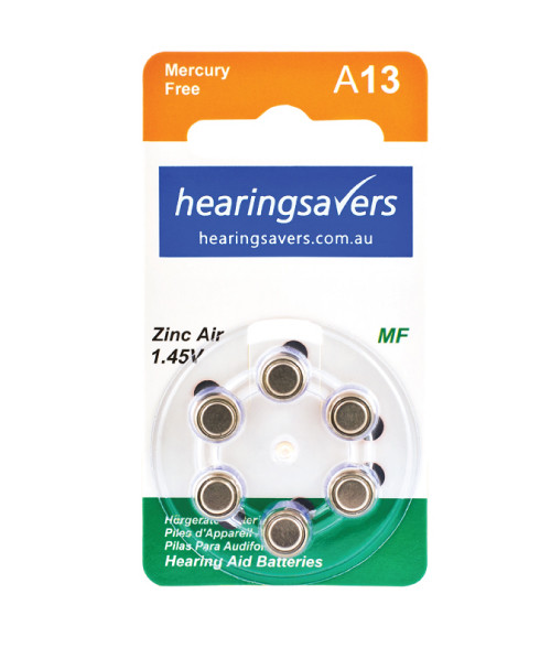 Hearing Aid Batteries Size 13 HEARING SAVERS
