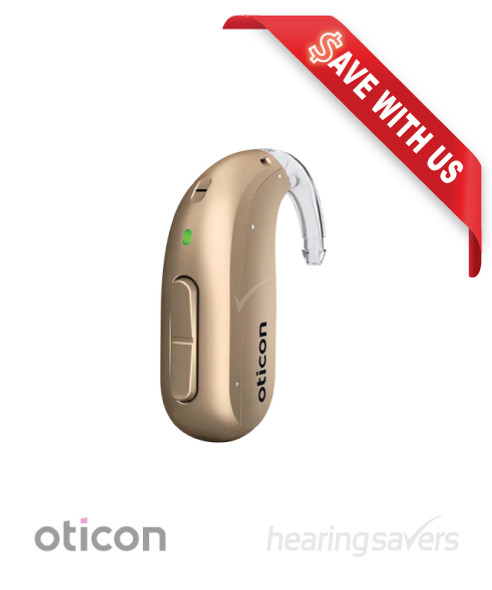 Oticon Intent 1 miniBTE rechargeable hearing aid