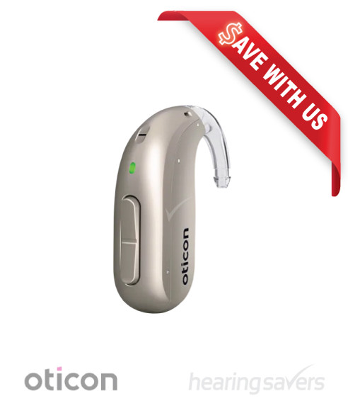 Oticon Intent 3 miniBTE rechargeable hearing aid