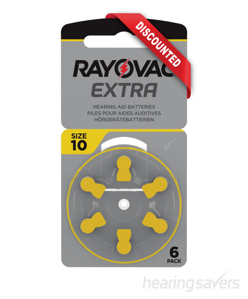 Rayovac Extra Hearing Aid Batteries size 10