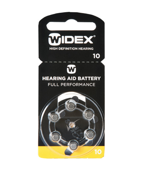 Widex Hearing Aid Batteries Size 10