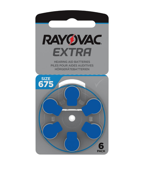 Rayovac Extra Hearing Aid Batteries size 675 