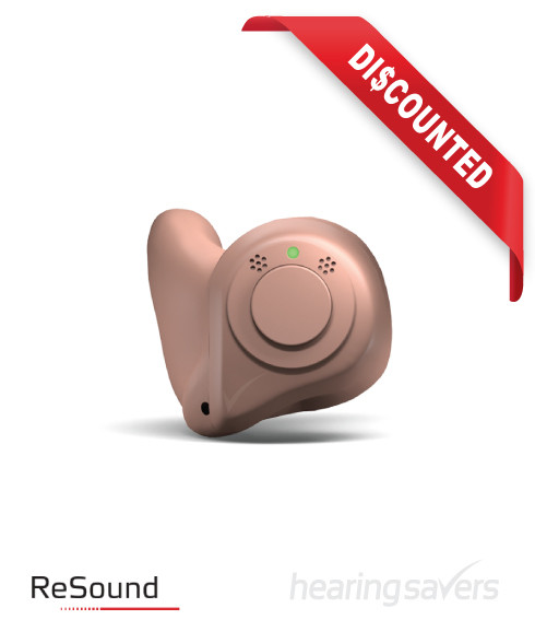 ReSound ONE 7 custom rechargeable hearing aid - Discounted at