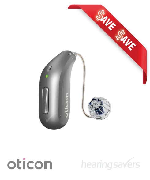 Oticon Reveal 3 miniRITE rechargeable hearing aid