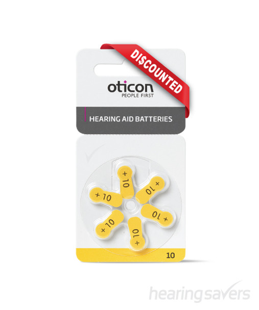 Oticon Hearing Aid Batteries size 10