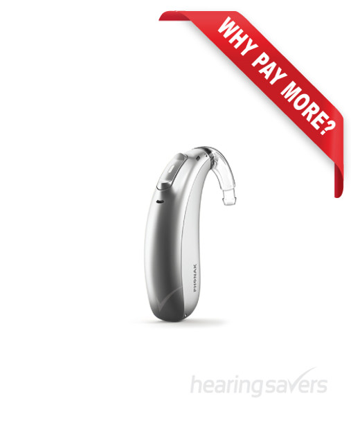 Phonak Naida Paradise P70-PR power rechargeable hearing aid