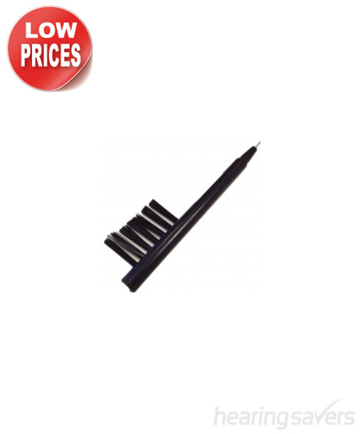 Hearing Aid Mini Brush cleaning brush with loop and magnet