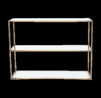 Olympia Three Tier Shelf - Brass (IR812-16)