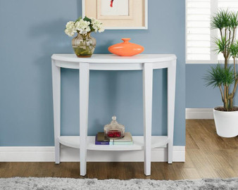 Accent Table - 36"L - White Hall Console (I 2451)