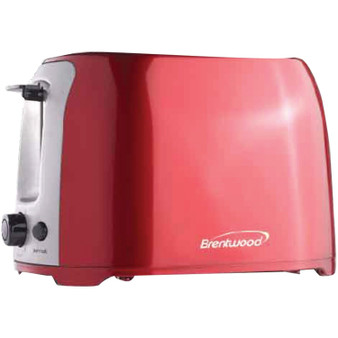 2-Slice Cool-Touch Toaster With Extra-Wide Slots (Red And Stainless Steel) (BTWTS292R)