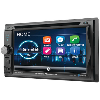 6.2" Incite Double-Din In-Dash Detachable Lcd Touchscreen Dvd Receiver With Bluetooth(R) (POWPD625B)