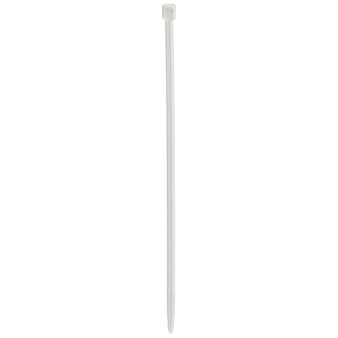 Temperature-Rated Cable Ties, 100 Pk (White, 7.5") (EAS501028)