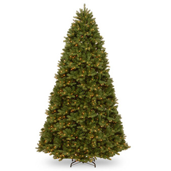 12' Feel Real® Newberry® Spruce Hinged Tree With 2000 Clear Lights Ul (PEND2-312-120)