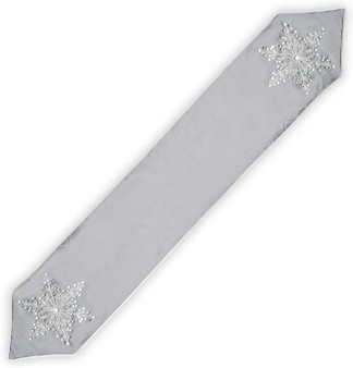 13" X 72" Table Runner With Snowflake Design-Pack 1/50- Reshippable Mailer Bag (Pack Of 2) (RAC-C30910C21-1)