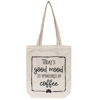 Today'S Good Mood Canvas Tote