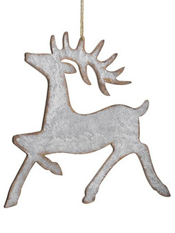 16"H Reindeer Ornament Silver (Pack Of 24) XN3851-SI