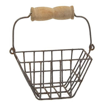 Mini Wire Egg Basket Tote With Handle