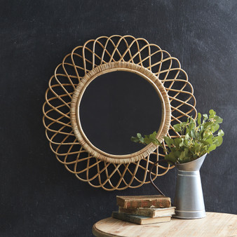 Nomad Rattan Mirror