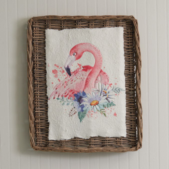 Flamingo Wall Basket
