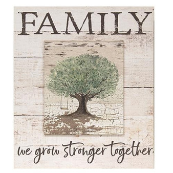 We Grow Stronger Together Sign