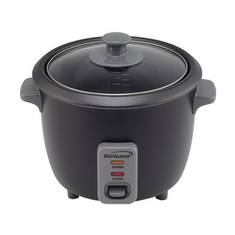 4-Cup Uncooked/8-Cup Cooked Rice Cooker And Food Steamer (Black) (BTWTS700BK)