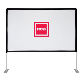 Indoor/Outdoor 100-Inch-Diagonal Portable Projector Screen (CURRPJ144)