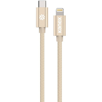 Premium Durabraid(R) Usb-C(Tm) To Lightning(R) Cable, 4 Feet (Gold) (KANK15715281MG)