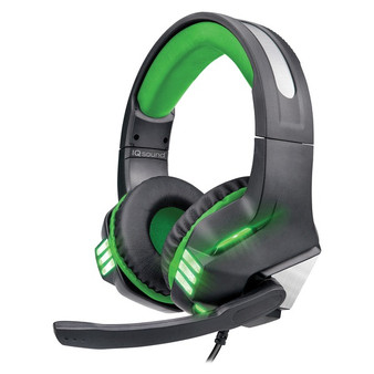 Pro-Wired Gaming Headset With Lights (Green) (SSCIQ480GGRN)
