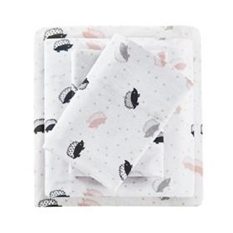 Intelligent Design Cozy Soft 100% Cotton Flannel Pigment Printed Sheet Set ID20-1750