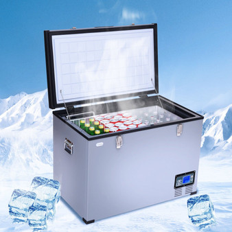 100-Quart Camping Portable Electric Car Cooler Refrigerator (EP23823)