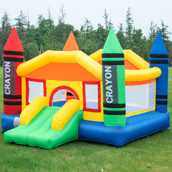 Inflatable Crayon Bounce House Castle Without Blower (TY324375)