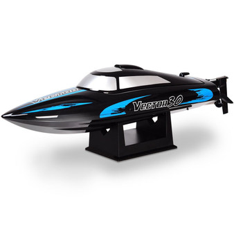 2.4G Rc Racing Boat Brushed Rtr High Speed Racer-Black (TY576030BK)