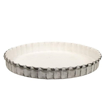CWI Shabby Chic Fluted Candle Pan 5" "G55590CW"
