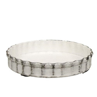 CWI Shabby Chic Fluted Candle Pan 3" "G55590EW"