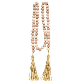 CWI Pastel Spring Wood Bead Garland 60" "GCM200213"