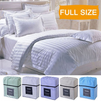 1800 Count 4 Piece Bed Sheet Set Deep Pocket 5 Color Available Full Size New-Off White (HT0706)