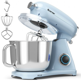 7 Quart 800W 6-Speed Electric Tilt-Head Food Stand Mixer-Navy (EP24897US-NY)