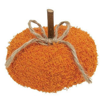 Orange Fleece Stuffed Pumpkin 3.5" GCS38174