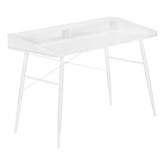 Computer Desk - 48"L - White - White Metal (I 7535)