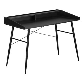 Computer Desk - 48"L - Black - Black Metal (I 7537)