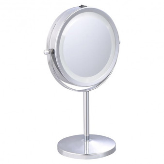 7" Double-Sided Makeup Mirror 18 Led Lights 7X Magnification Vanity Beauty "HB84667"