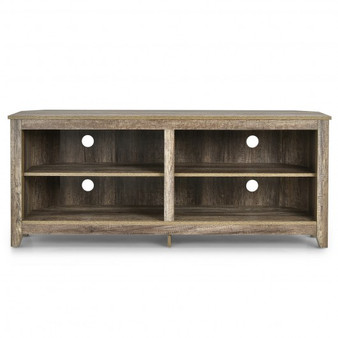 4 Cubby Entertainment Media Console With Shelves "HW67083"
