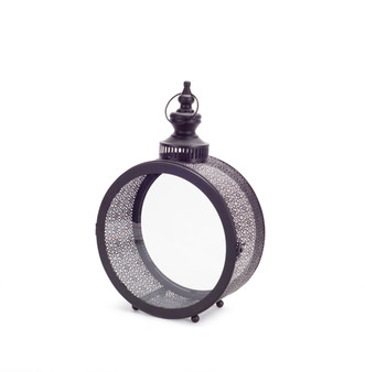 Lantern 17.5"H Metal/Glass 70782DS